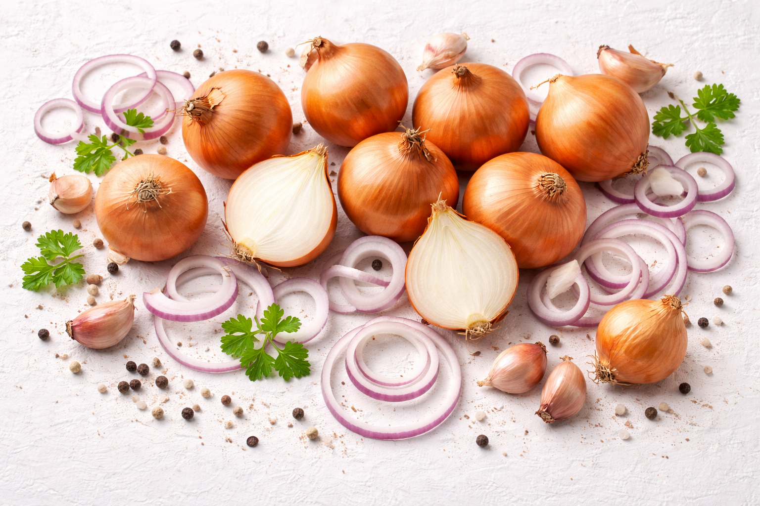 Fresh Onions - Red and White